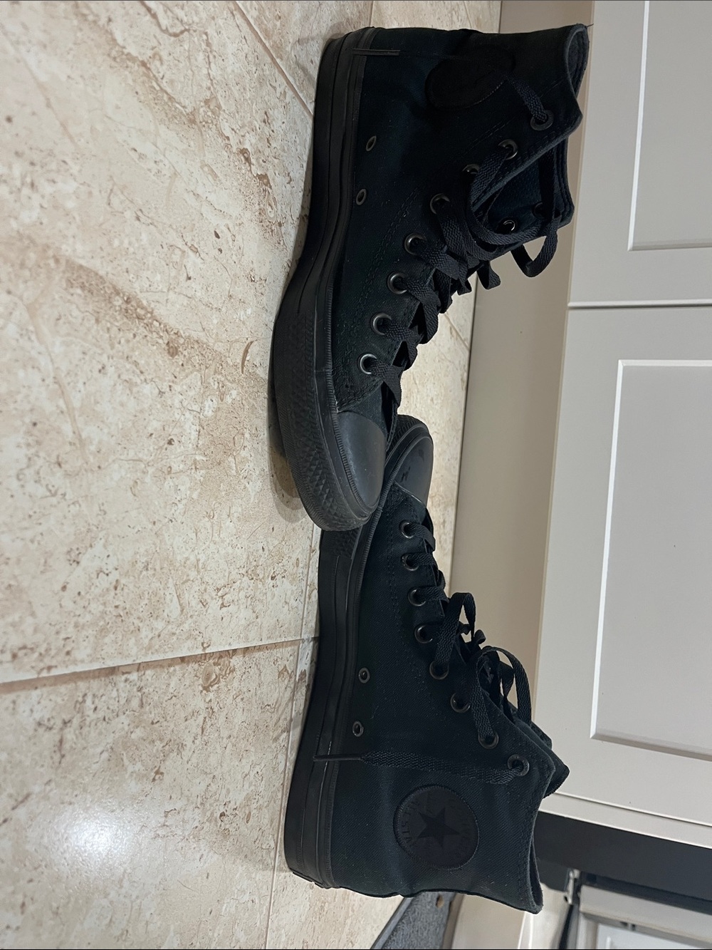 Men's Black High-Top Insulated Converse!